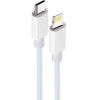 Cablu Date si Incarcare USB-C - Lightning MaXlife MXUC-05, 20W, 1m, Alb, Apple