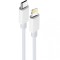 Cablu Date si Incarcare USB-C - Lightning MaXlife MXUC-05, 20W, 1m, Alb