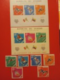 ECUADOR, SPORT - BLOCURI IMPERF. + SERIE COMPLETĂ MNH