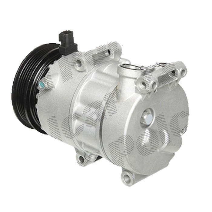 Compresor aer conditionat Ford Focus II, 2004-2011; C-MAX, 2007-2011, Focus C-MAX, 2003-2011 motorizare 1.8/2.0, benzina, rola curea 109 mm, 5 canelu