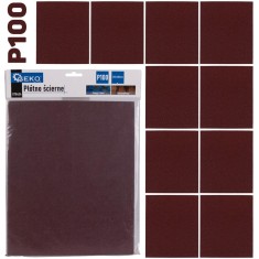 Set foaie abraziva pentru slefuit, 230 x 280 mm, P100, 10 bucati, Geko G78434