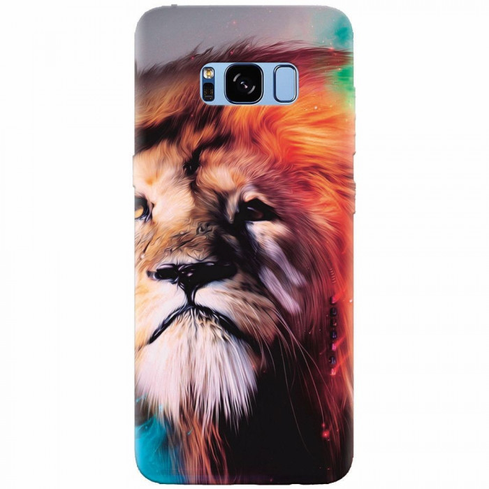Husa silicon pentru Samsung S8 Plus, Awesome Art Of Lion