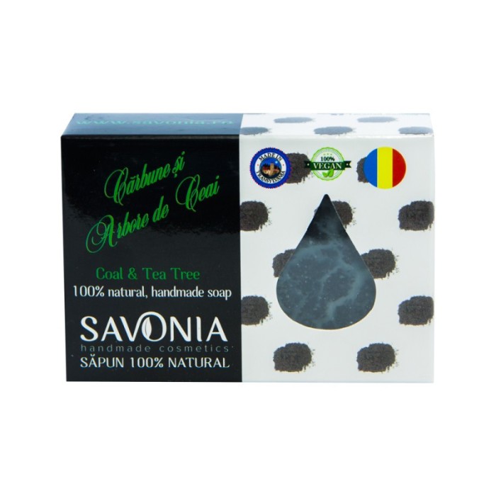 SAPUN CARBUNE &amp; ARBORE DE CEAI 90GR