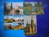 HOPCT LOT 2341 TIMISOARA -JUD TIMIS -4 CARTI POSTALE-CIRCULATE
