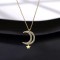 Lantisor Argint Moon&amp;Star---LUNA&amp;STEA GOLD--- ARG135C