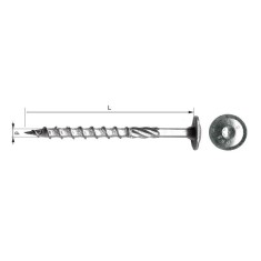 Suruburi cu cap torx torbante t40 8x200mm, 50/set foto