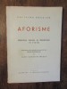 Aforisme - Baltasar Gracian, Editura Bucovina 1944, Filosofie