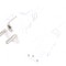 Cablu Alimentare 1.5m Alb 3x0.75mm2 CEE 7/7 la IEC C13