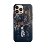 Husa compatibila cu Apple iPhone 13 model The last of us Part 2, Silicon, TPU, Viceversa, Transparent, Carcasa