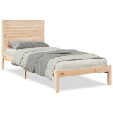 Cumpara ieftin Cadru de pat foarte lung fara saltea, 90x220 cm, lemn masiv