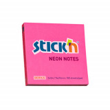 Notes Autoadeziv 76 X 76 Mm, 100 File, Stick&quot;n - Roz Neon