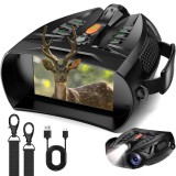 Cumpara ieftin Binoclu Night Vision 4K, Infrarosu 800m, Ecran HD 4 Inch, Video 48MP Foto, Zoom 10x Digital, Baterie 5000mAh, Vanatoare, Camping, Supraveghere Ferma,