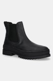 Blauer ghete chelsea de piele IUKA culoarea negru, F5IUKA02/LEA