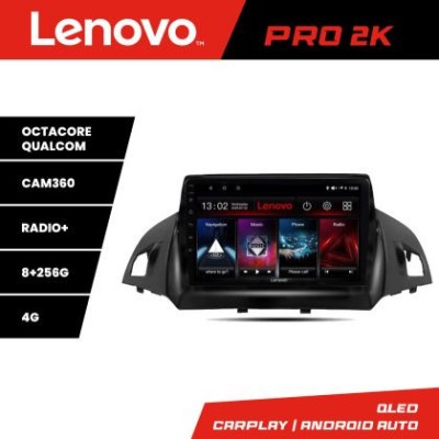 Navigatie Ford Kuga 2013-2017 Lenovo Kit-362 8 core QLED 2K 8+256 360 Android Waze USB Navigatie Internet Youtube Radio CarStore Technology foto