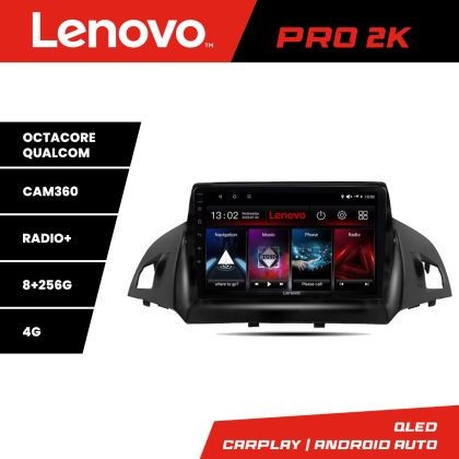 Navigatie Ford Kuga 2013-2017 Lenovo Kit-362 8 core QLED 2K 8+256 360 Android Waze USB Navigatie Internet Youtube Radio CarStore Technology