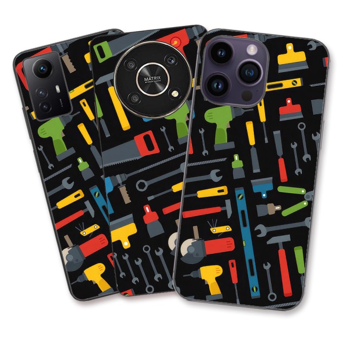 Husa Apple iPhone 11 Silicon Gel Tpu Model Unelte Pattern