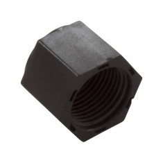Dop din plastic cu filet interior pentru accesorii picurare, negru, FI, 1/2&quot;