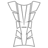 Sheer Arrow Tankpad Oxford - Argintiu (protectie rezervor) Cod Produs: MX_NEW OX542OX