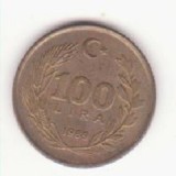 Turcia 100 lire 1989