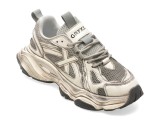 Pantofi sport GRYXX gri, Y507, din material textil si piele naturala