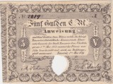 Ungaria Temesvar Romania Timisoara 5 GULDEN Forint 1849 XF