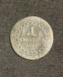 Moneda 1 kreuzer 1812 S Austria, Europa