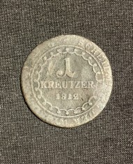 Moneda 1 kreuzer 1812 S Austria