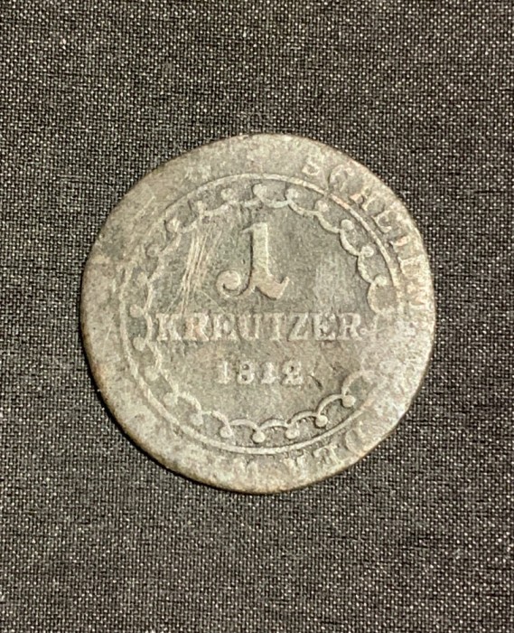 Moneda 1 kreuzer 1812 S Austria