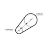 Curea distributie Fso Polonez 3 Sedan, Polonez Iii, 1.6 GLi, 1.6 i, GATES