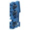Conector electric pentru șine 0.2-6mm&sup2; 3 borne albastru