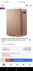 Purificator Aer Beko ATP8100 foto