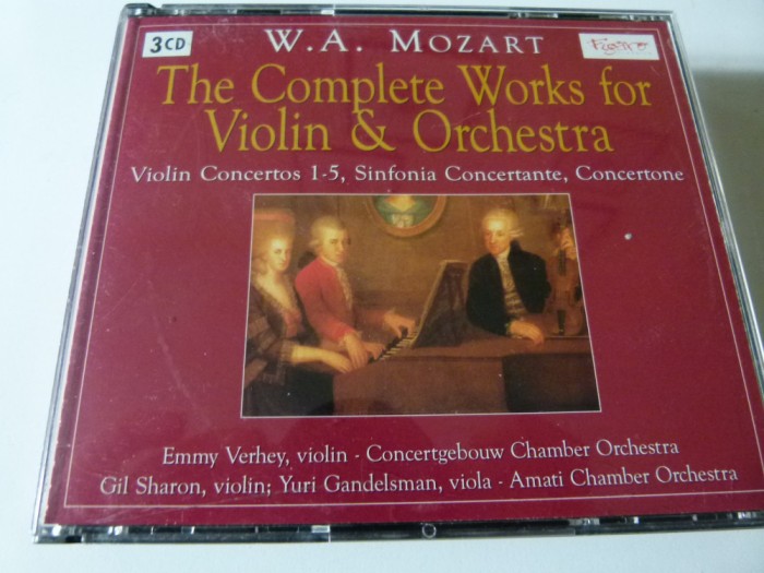 The complete works for violin &amp; orch - Mozart, Concergebouw ch orch.