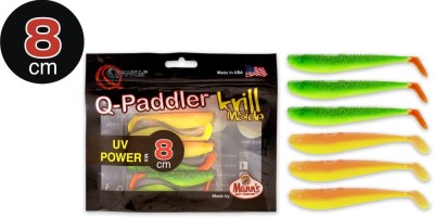 Shad Quantum 8cm Q-Paddler Power Packs UV Power Mix 3x hot shad 3x desert sunset 6.buc/plic foto
