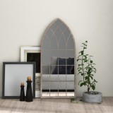 vidaXL Oglindă, nisipiu, 100x45 cm pentru uz interior, fier