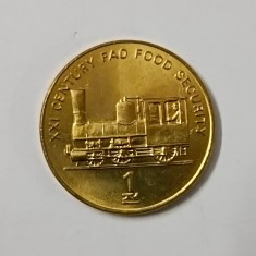 Corea de Nord 1 chon 2002 FAO UNC Locomotiva