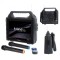 Set portabil karaoke cu ecran incorporat 14.1&quot; si 2 microfoane wireless