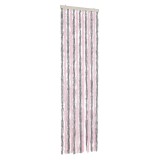 Cumpara ieftin Perdea pentru insecte, gri argintiu si roz, 56x200 cm, chenille