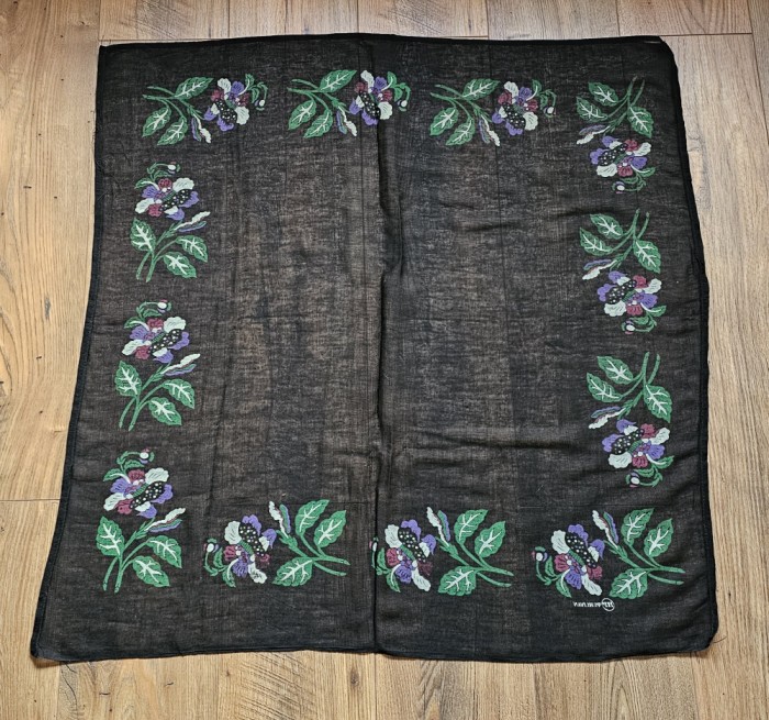 ESARFA - BATIC VINTAGE DIN BUMBAC FOARTE FIN