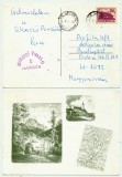 ROMANIA 1993 carte postala cu stampila de la cabana Sicasau in Harghita