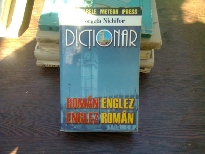 Dictionar roman englez, englez roman - Georgeta Nichifor foto
