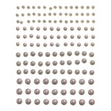 Perle autoadezive pentru machiaj Pearl Drops &ndash; Chique (110 buc)
