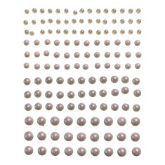 Perle autoadezive pentru machiaj Pearl Drops &ndash; Chique (110 buc)