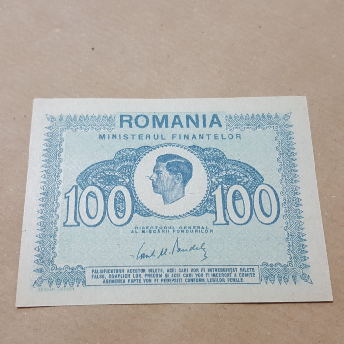 Bancnota 100 lei 1945 UNC - necirculata