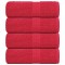 Prosoape pentru oaspeți 4 buc Roșu 30x50cm 360 g/m&sup2; 100% bumbac