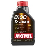 Ulei Motor Motul 8100 X-Clean 5W40, 1L, A3/C3/B3/B4, SN, BMW LL-04, MB 229.51, VW 505.00/505.01, Ford WSS-M2C917-A, GM Dexos2