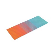 Rogojina pentru plaja de plastic, colorata cu dungi, 180 x 72 cm