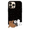 Husa compatibila cu Apple iPhone 13, Viceversa, model Look at these stars We bare bears , Silicon, TPU, Transparent, Carcasa