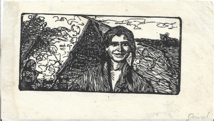 A3361N Gravură de Solomon Sanielevici, 1915