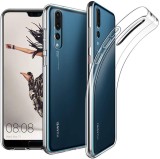 Husa Transparenta Silicon Huawei P20 PRO, Protectie Zgarieturi, Slim, Flexibila, TPU