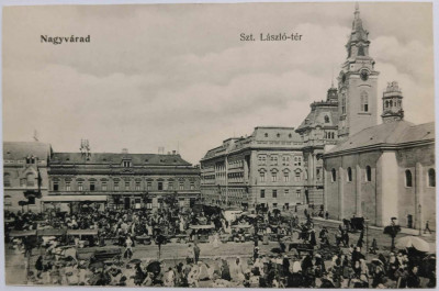 1915 - Oradea, Piata Sf.Laszlo (jud. Bihor) foto